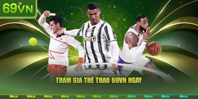 Cá cược tại sảnh Thể thao của nhà cái 69VN không hề khó.